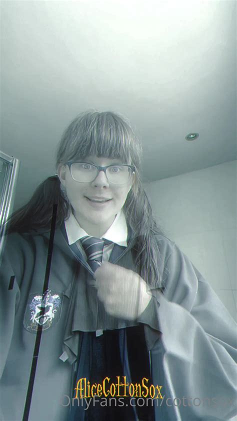 alicecottonsox nudes|Moaning Myrtle JOI (Harry Potter) Roleplay